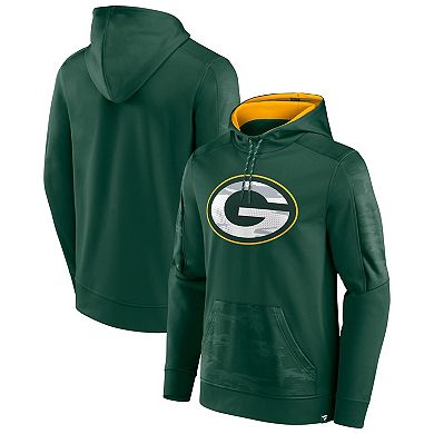 Men's Fanatics Branded Green Green Bay Packers On The Ball Pullover Hoodie