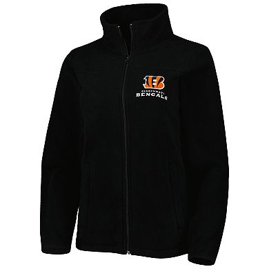 Women's Dunbrooke Black Cincinnati Bengals Hayden Polar Full-Zip Jacket