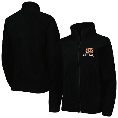 Women's Dunbrooke Black Cincinnati Bengals Hayden Polar Full-Zip Jacket