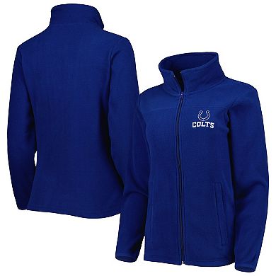 Women's Dunbrooke Royal Indianapolis Colts Hayden Polar Full-Zip Jacket