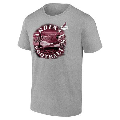 Men's Fanatics Branded Heathered Gray Arizona Cardinals Big & Tall Sporting Chance T-Shirt