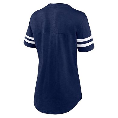 Women's Fanatics Branded Navy Denver Broncos Speed Tested V-Neck T-Shirt