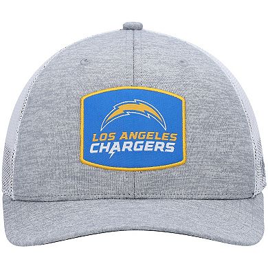 Men's '47 Heathered Gray/White Los Angeles Chargers Motivator Flex Hat