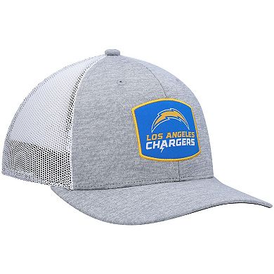 Men's '47 Heathered Gray/White Los Angeles Chargers Motivator Flex Hat