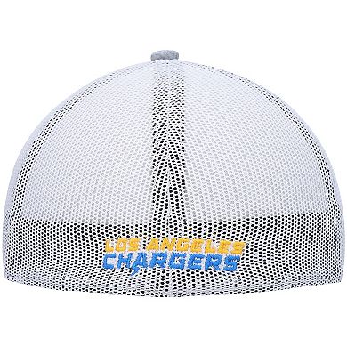 Men's '47 Heathered Gray/White Los Angeles Chargers Motivator Flex Hat