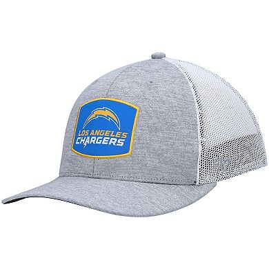 Men's '47 Heathered Gray/White Los Angeles Chargers Motivator Flex Hat