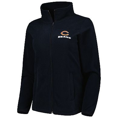 Women's Dunbrooke Navy Chicago Bears Hayden Polar Full-Zip Jacket