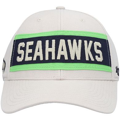 Men's '47 Cream Seattle Seahawks Crossroad MVP Adjustable Hat