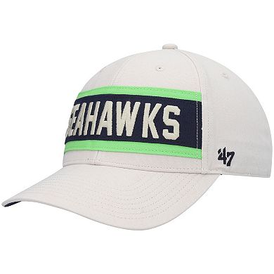 Men's '47 Cream Seattle Seahawks Crossroad MVP Adjustable Hat