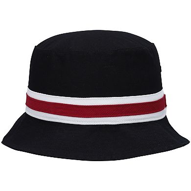 Men's '47 Black Arizona Cardinals Striped Bucket Hat