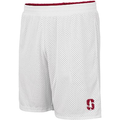 Men's Colosseum Cardinal Stanford Cardinal Wiggum Reversible Shorts