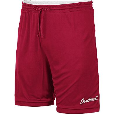 Men's Colosseum Cardinal Stanford Cardinal Wiggum Reversible Shorts