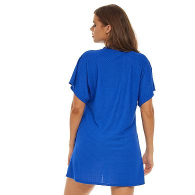 Women's Jordan Taylor Waffle-Weave Swim Cover-Up