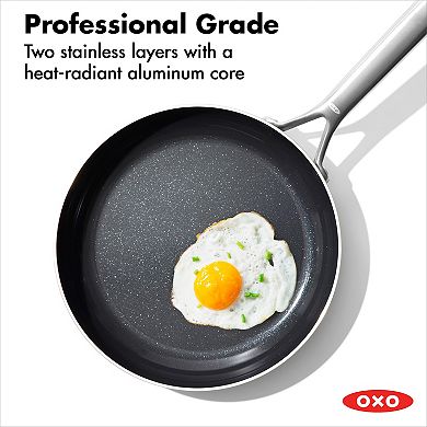 OXO Mira 3-Ply Stainless Steel 10-in. Non-Stick Frypan