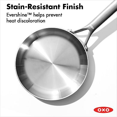 OXO Mira 3-Ply Stainless Steel 8-in. Frypan