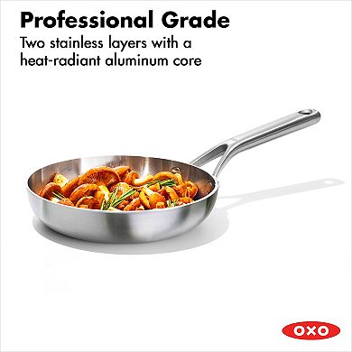 OXO Mira 3-Ply Stainless Steel 8-in. Frypan
