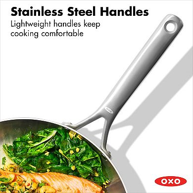 OXO Mira 3-Ply Stainless Steel 12-in. Frypan