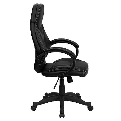 Flash Furniture Leonard Faux Leather Swivel Office Chair