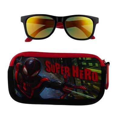 Kids Marvel Spider-Man Sunglasses & Case Set