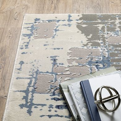 StyleHaven Emery Industrial Abstract Area Rug