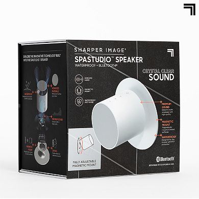 Sharper Image SpaStudio Waterproof Bluetooth Speaker