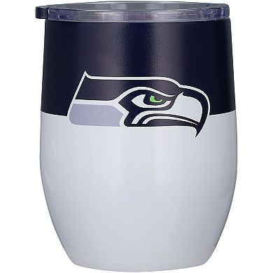Seattle Seahawks 16oz. Colorblock Stainless Steel Curved Tumbler
