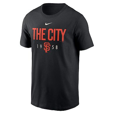 Men's Nike Black San Francisco Giants The City Local Team T-Shirt