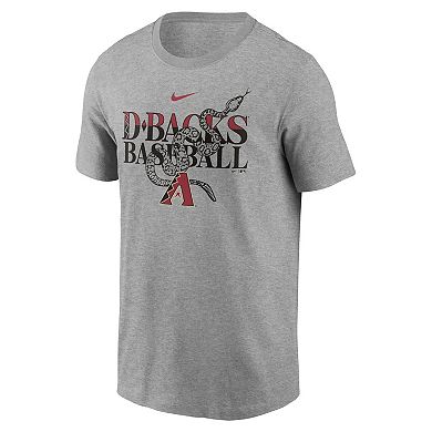 Men's Nike Heathered Gray Arizona Diamondbacks Local Team T-Shirt