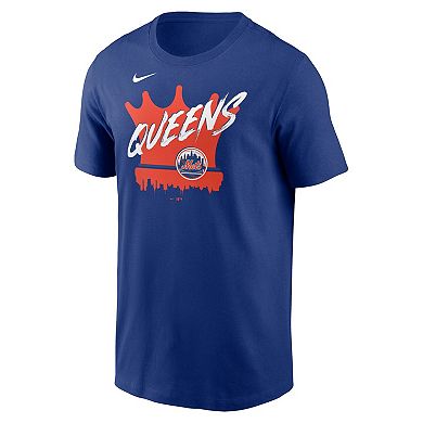 Men's Nike Royal New York Mets Queens Local Team T-Shirt