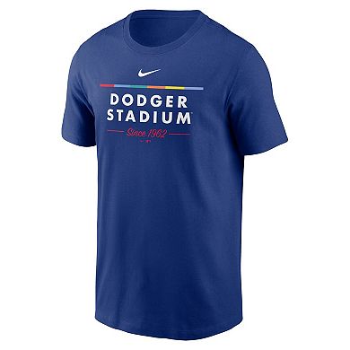 Men's Nike Royal Los Angeles Dodgers Dodger Stadium Local Team T-Shirt