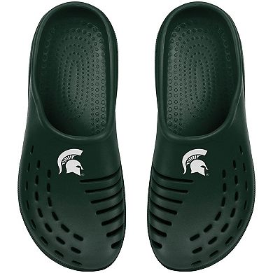 Youth FOCO Green Michigan State Spartans Sunny Day Clogs
