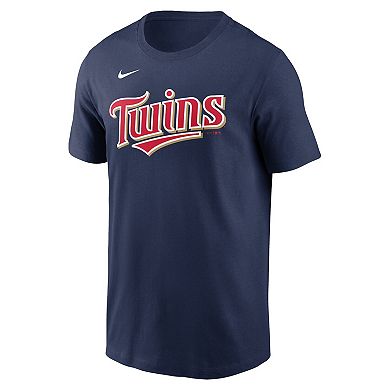 Men's Nike Carlos Correa Navy Minnesota Twins Name & Number T-Shirt