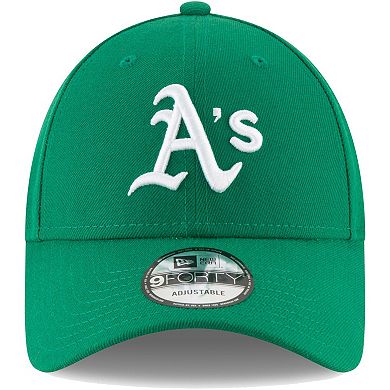 Men's New Era Green Oakland Athletics Alternate The League 9FORTY Adjustable Hat