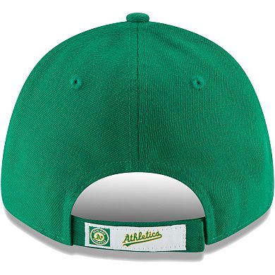 Men's New Era Green Oakland Athletics Alternate The League 9FORTY Adjustable Hat