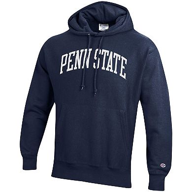 Men's Champion Navy Penn State Nittany Lions Big & Tall Reverse Weave Fleece Pullover Hoodie Sweatshirt