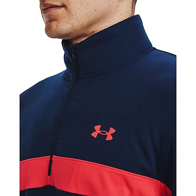 Men's Under Armour Storm Colorblock Mid-Layer Half-Zip Golf Pullover Top