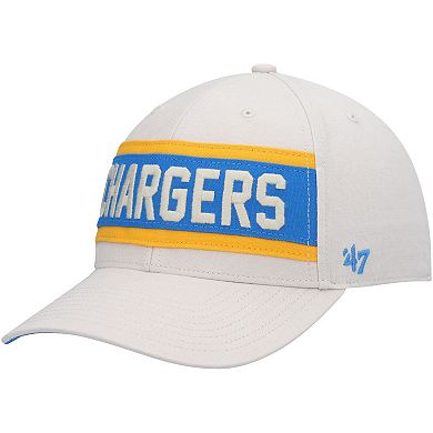 Men's '47 Cream Los Angeles Chargers Crossroad MVP Adjustable Hat