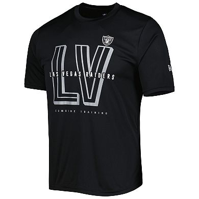Men's New Era Black Las Vegas Raiders Scrimmage T-Shirt