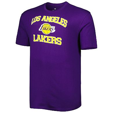 Men's Purple Los Angeles Lakers Big & Tall Heart & Soul T-Shirt