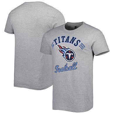 Men's Starter Heathered Gray Tennessee Titans Prime Time T-Shirt