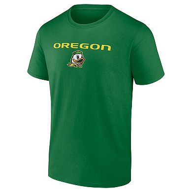 Men's Fanatics Branded Green Oregon Ducks Game Day 2-Hit T-Shirt