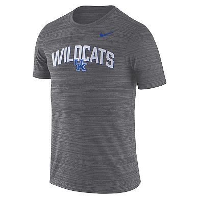 Men's Nike Anthracite Kentucky Wildcats 2022 Game Day Sideline Velocity Performance T-Shirt