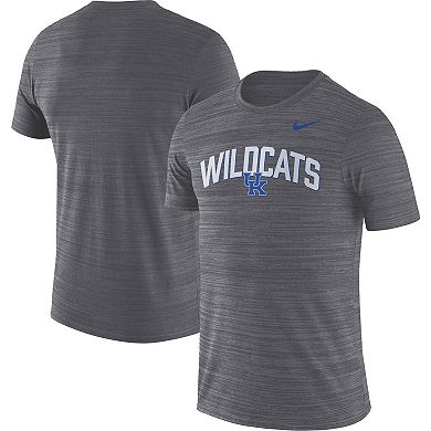 Men's Nike Anthracite Kentucky Wildcats 2022 Game Day Sideline Velocity Performance T-Shirt