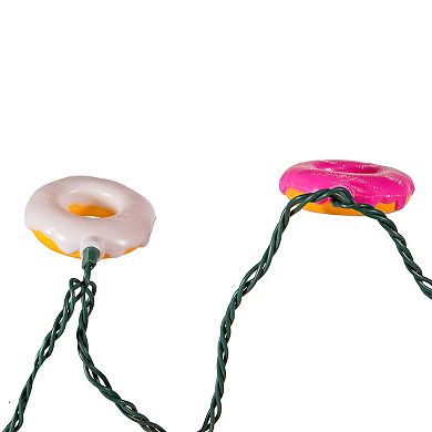 UL 10-Light White & Pink Donuts String Light Set