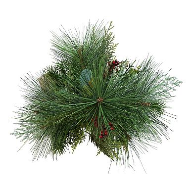 2-ft. Plaid Ribbon Artificial Christmas Tree Floor Decor