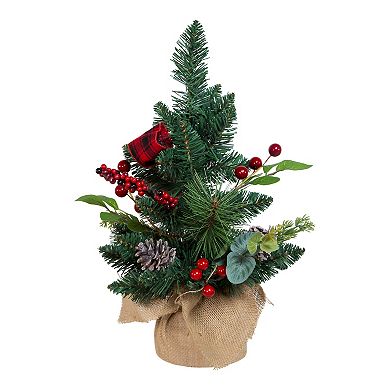 Berries Pinecone Artificial Tree Floor Decor