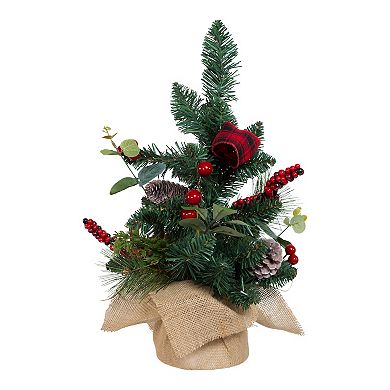 Berries Pinecone Artificial Tree Floor Decor