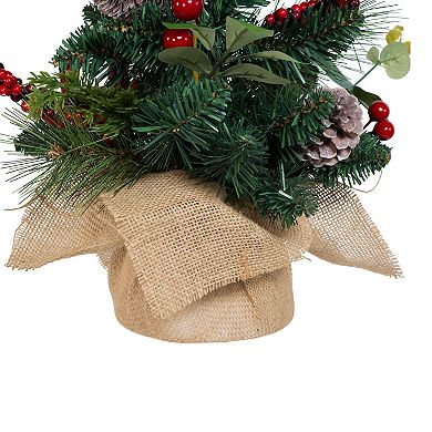 Berries Pinecone Artificial Tree Floor Decor