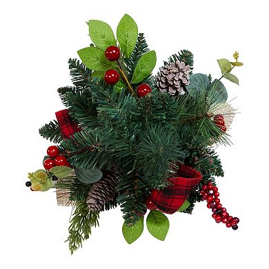 Berries Pinecone Artificial Tree Floor Decor