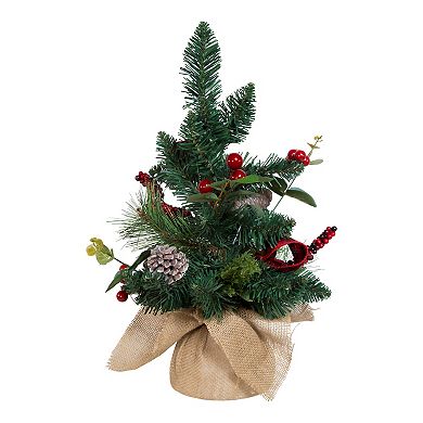 Berries Pinecone Artificial Tree Floor Decor